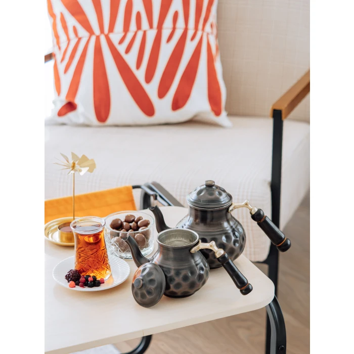 Bakır Çaydanlık Gamzeli Oksit Renk NO1