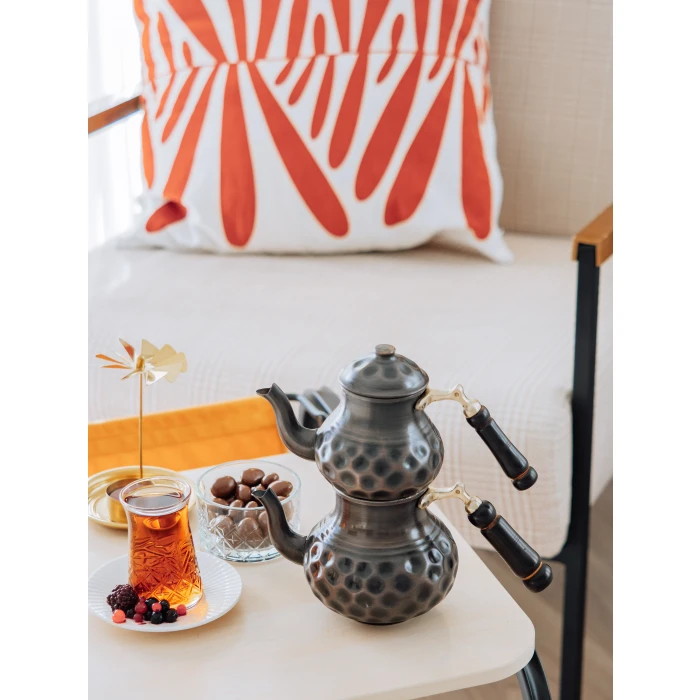 Bakır Çaydanlık Gamzeli Oksit Renk NO1