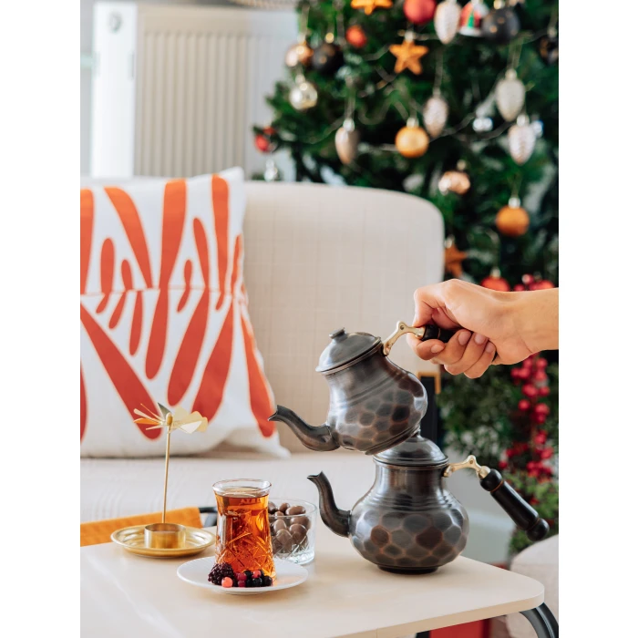 BAKIR ÇAYDANLIK PETEKLİ MODEL NO1 OKSİTLİ