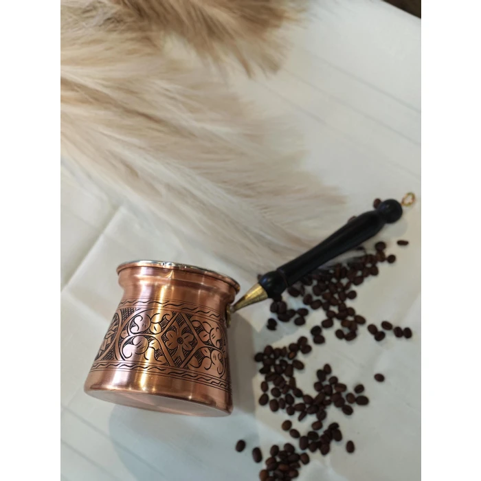 BAKIR CEZVE İŞLEMELİ JUMBO BOY