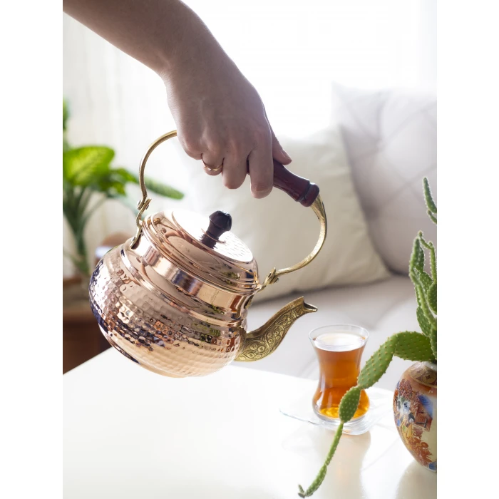 BAKIR DEMLİK İTALYAN MODEL BAKIR RENK