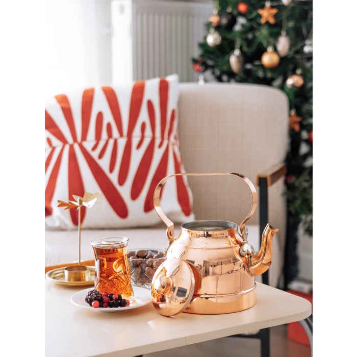 BAKIR DEMLİK MODERN MODEL BAKIR RENK