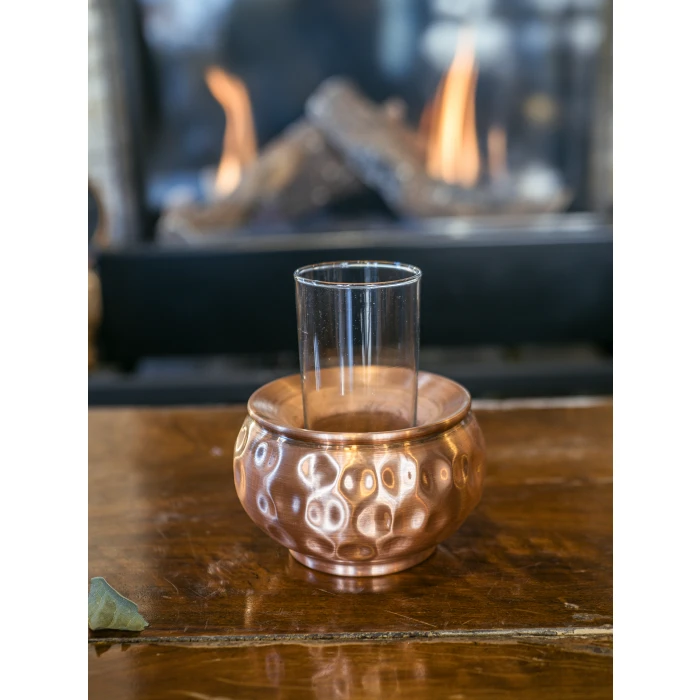 BAKIR EHLİKEYF GAMZELİ MODEL 2Lİ MAT BAKIR RENK