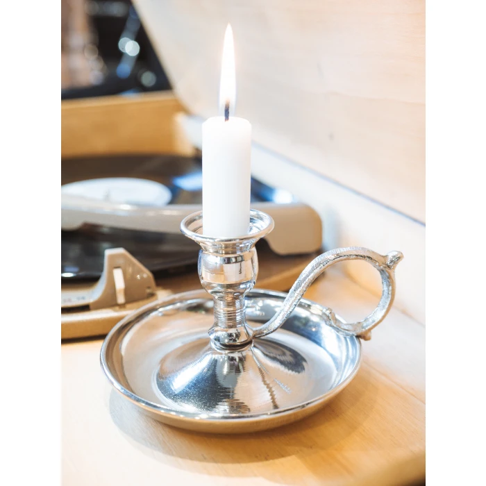 BAKIR EL ŞAMDANI DÜZ MODEL GÜMÜŞ RENK