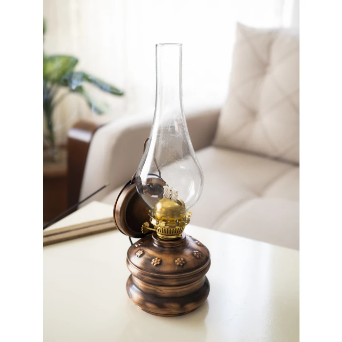 BAKIR GAZ LAMBASI OKSİTLİ BAKIR RENK