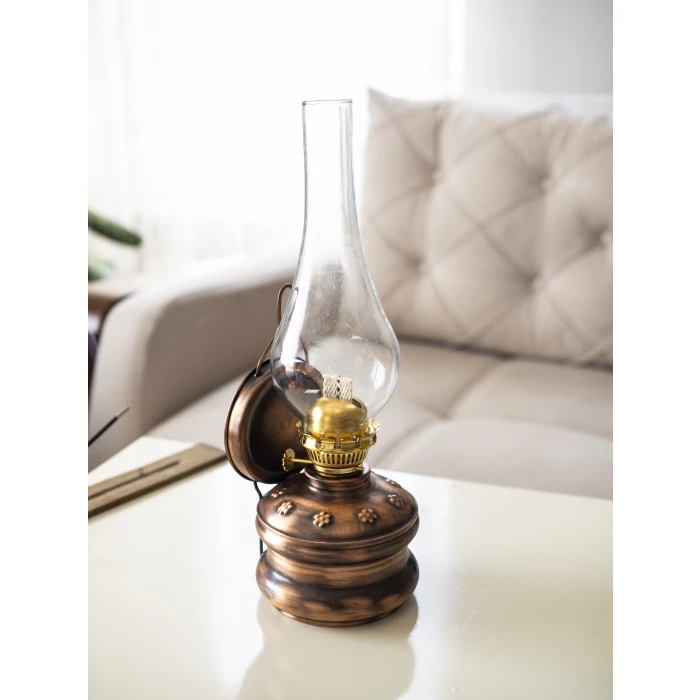 BAKIR GAZ LAMBASI OKSİTLİ BAKIR RENK