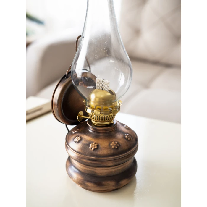 BAKIR GAZ LAMBASI OKSİTLİ BAKIR RENK