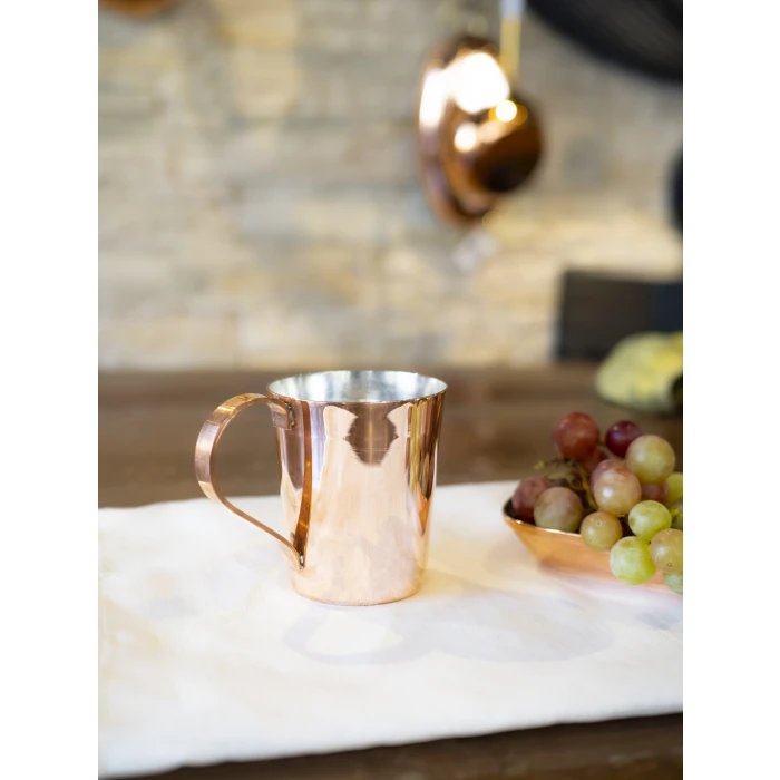 BAKIR KUPA BARDAK KONİK MODEL BAKIR RENK (2Lİ)