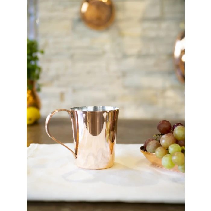 BAKIR KUPA BARDAK KONİK MODEL BAKIR RENK (2Lİ)