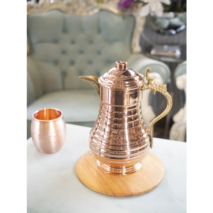 BAKIR SÜRAHİ DİLİMLİ MODEL BAKIR RENK