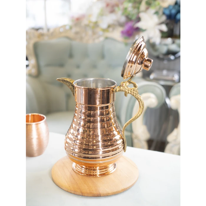 BAKIR SÜRAHİ DİLİMLİ MODEL BAKIR RENK