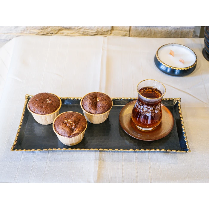 BAKIR TEPSİ ERİTME BATON MODEL SİYAH