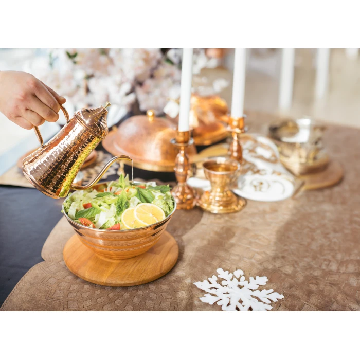 BAKIR YAĞDANLIK OTANTİK MODEL PARLAK BAKIR RENK NO1