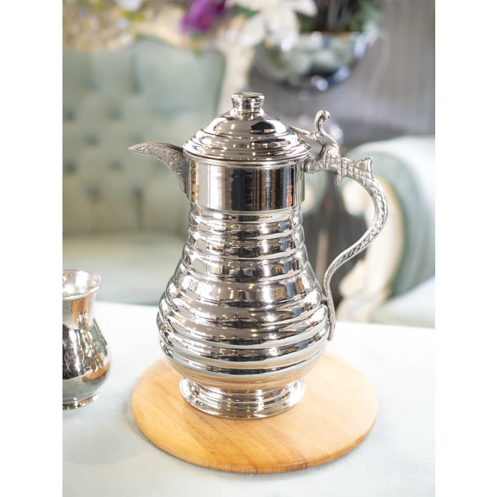 BAKIR SÜRAHİ DİLİMLİ MODEL GÜMÜŞ RENK