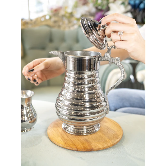 BAKIR SÜRAHİ DİLİMLİ MODEL GÜMÜŞ RENK