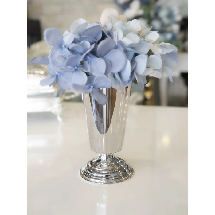 GÜMÜŞ KAPLAMA KAŞIKLIK TEK HAZNELİ , VAZO