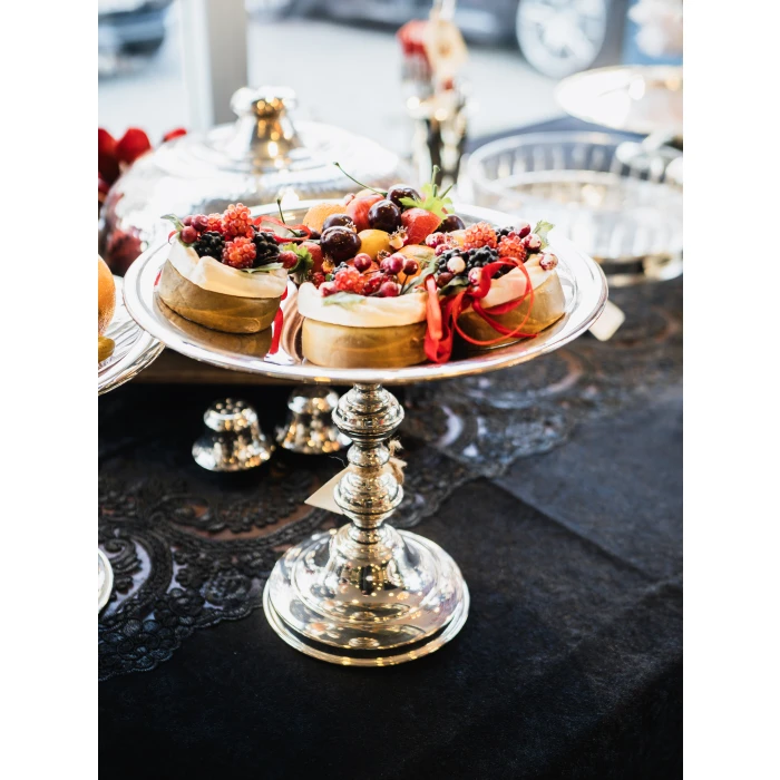 GÜMÜŞ KAPLAMA SERVİSLİK, AYAKLI KURABİYELİK NO:2