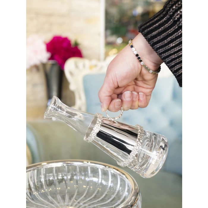 GÜMÜŞ KAPLAMA YAĞLIK-SİRKELİK SETİ   (limonluk,sirkelik)