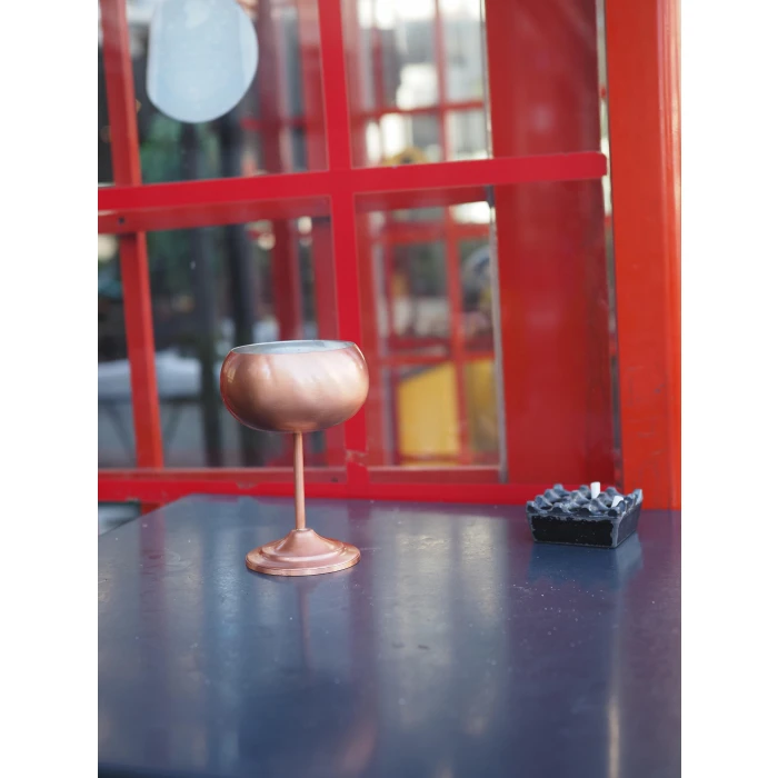 BAKIR KADEH LYKIA BALON MODEL MAT BAKIR RENK