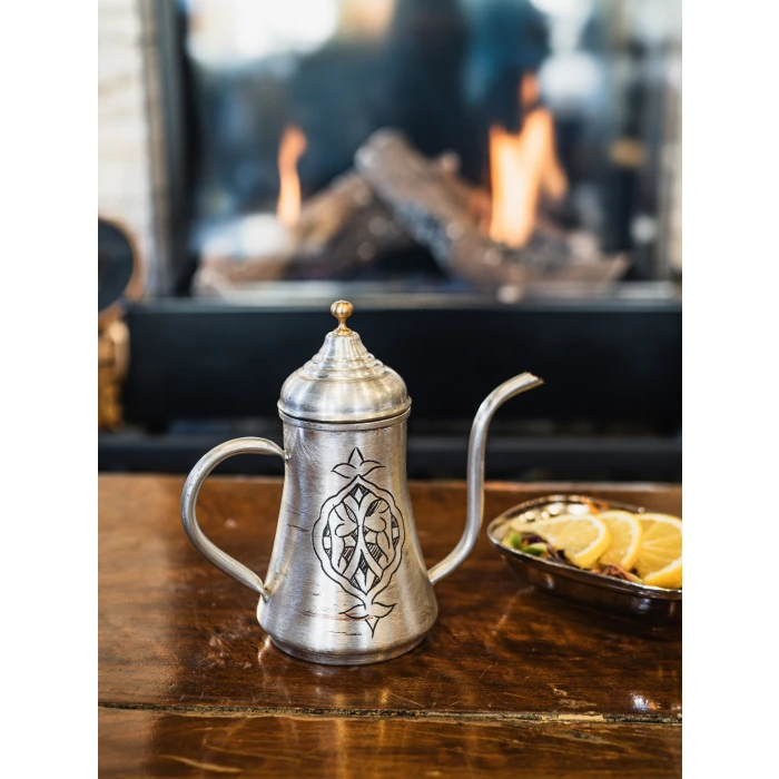 BAKIR YAĞDANLIK OTANTİK İŞLEMELİ MODEL GÜMÜŞ RENK NO:1