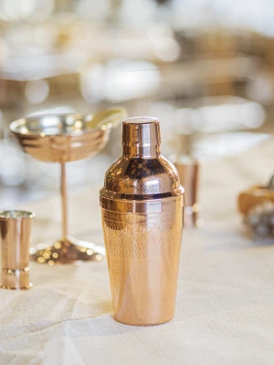 BAKIR SHAKER NOKTALI DESENLİ PARLAK BAKIR RENK NO 2