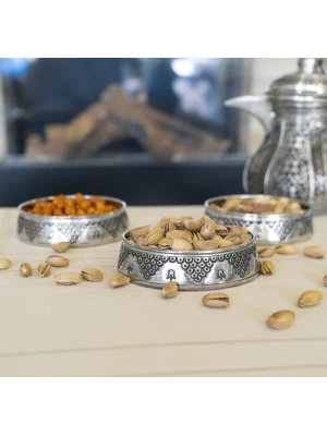 BAKIR ÇEREZLİK ÜZÜM DESENLİ MODEL 3LÜ