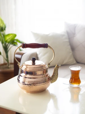 BAKIR DEMLİK İTALYAN MODEL BAKIR RENK