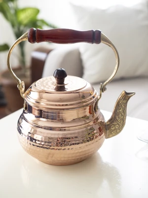 BAKIR DEMLİK İTALYAN MODEL BAKIR RENK