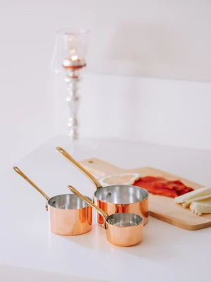 BAKIR KAÇEROL SETİ 3LÜ