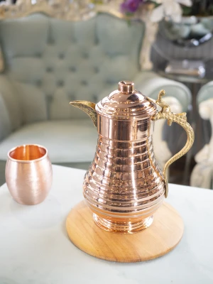 BAKIR SÜRAHİ DİLİMLİ MODEL BAKIR RENK