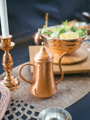 BAKIR YAĞDANLIK OTANTİK MODEL MAT BAKIR RENK NO2