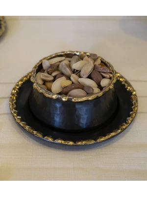 ERİTMELİ DÜZ KASELİ TABAKLI ÇEREZLİK 2li