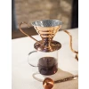 BAKIR FİLTRE KAHVE SETİ V60 PARLAK BAKIR RENK