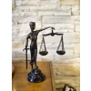PİRİNÇ DÖKÜM ADALET HEYKELİ (THEMIS HEYKELİ) OKSİT RENK