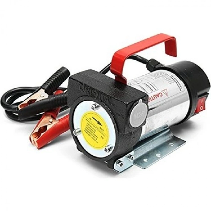 12V Elektrikli Yakıt ve Yağ Transfer Pompası – Kendinden Emişli Taşınabilir Mazot Aktarma Pompası