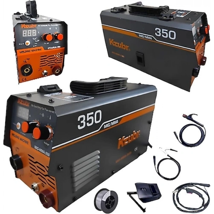 Kzubr MMA350 Yeni Nesil Gazsız Gazalti Kaynak Makinesi German Style Invertır Mıg /mma 2si Bır Arada