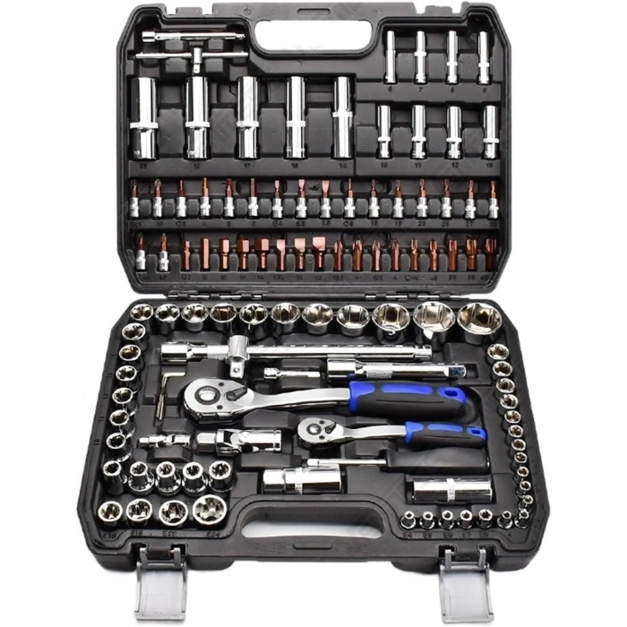 1/4 - 1/2 Altı Köşe 108 Parça Lokma Anahtar Takımı