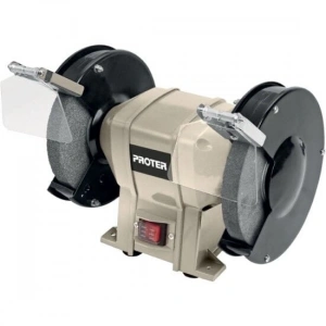 Proter 200 mm Taş Motoru – Profesyonel Çift Taşlı Tezgah Tipi Bileme Motoru