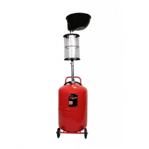 Havalı Yağ Boşaltma Tankı 100 Lt. Fanuslu