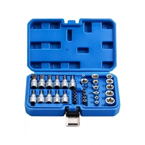 Lokma Takımı 34 Parça 3/8 1/4 Torx & E Lokma Set