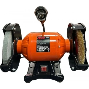 Rico 200 mm Lambalı Taş Motoru – Profesyonel Tezgah Tipi Bileme ve Taşlama Makinesi