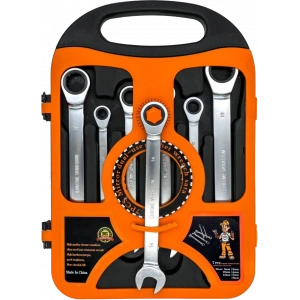 Düz Cırcırlı Anahtar Seti 7 Parça