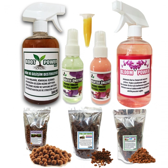 Orkide Full Bakım Seti (8li Avantajlı Set)