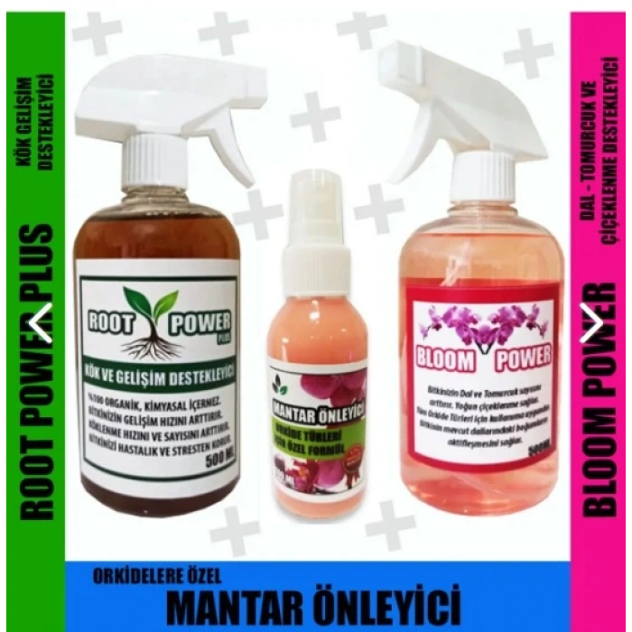 Orkideler için Mantarlı Avantaj Set