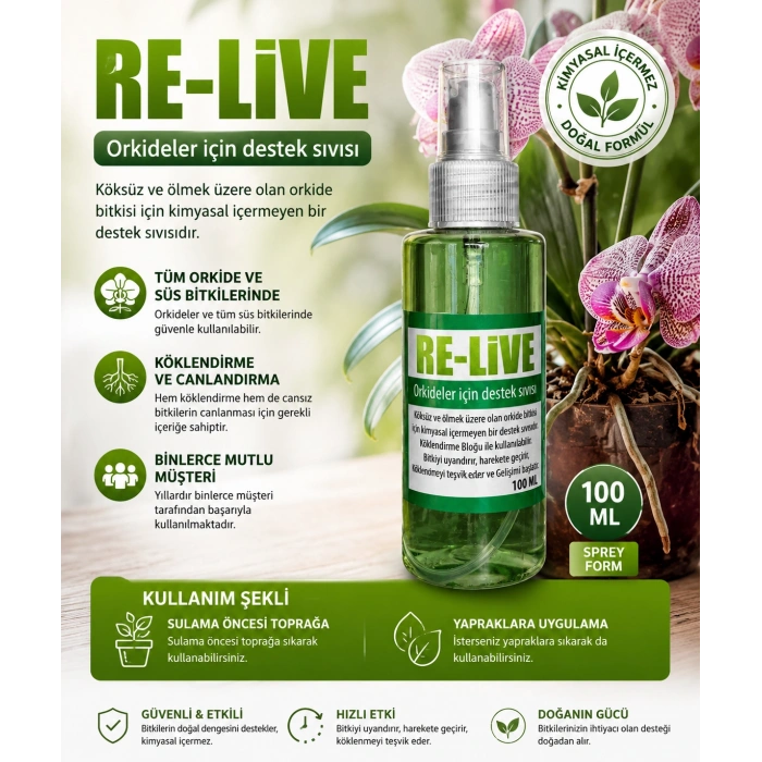 Re-Live Canlandırma Desteği 100 ML