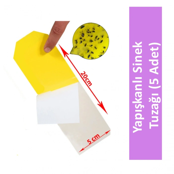 Yapışkanlı Sinek Tuzağı 5 Adet