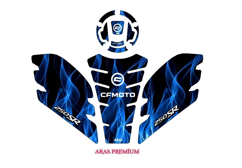 CFMOTO 250 SR Uyumlu Tank Pad Seti
