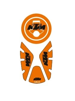 KTM Duke 2012-2021 Uyumlu Tank Pad Seti