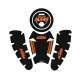 KTM Duke 2012-2021 Uyumlu Tank Pad Seti