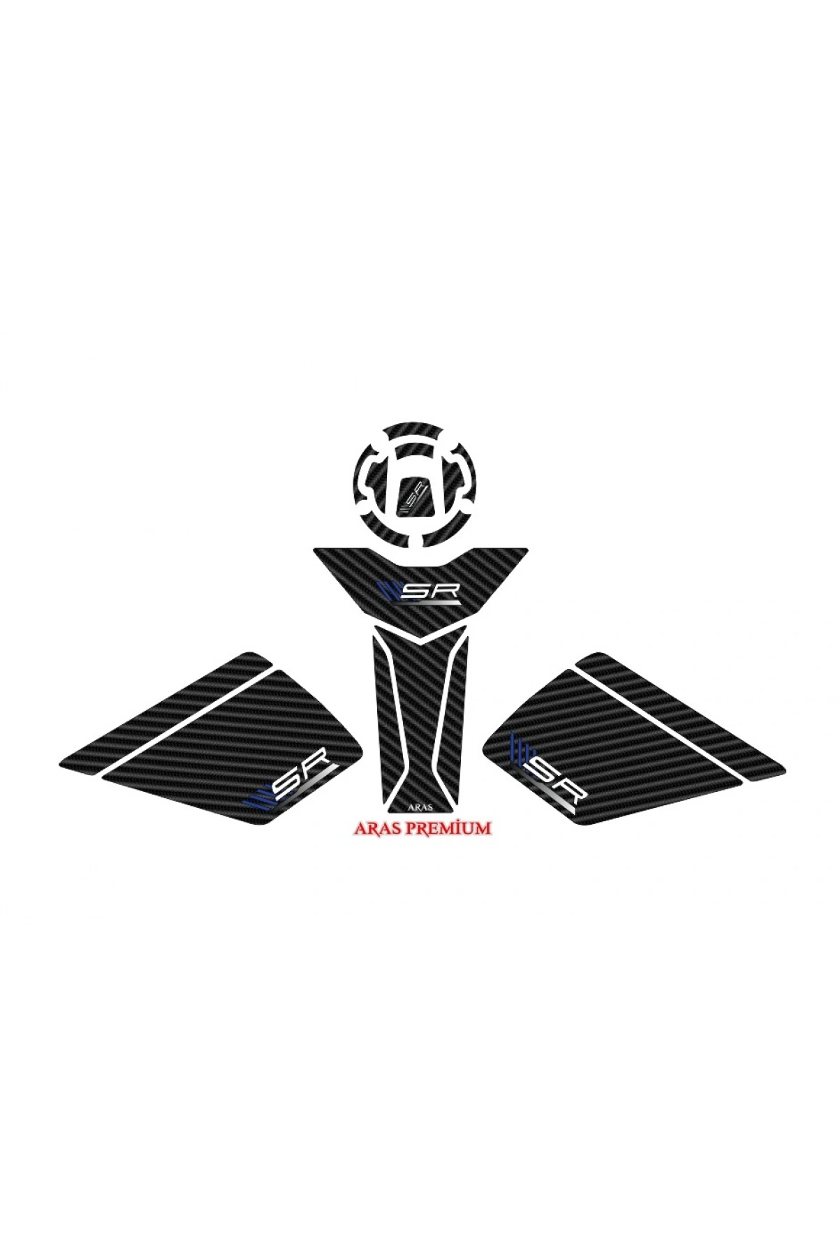 CFMOTO 450 SR 2023 Uyumlu Tank Pad Seti